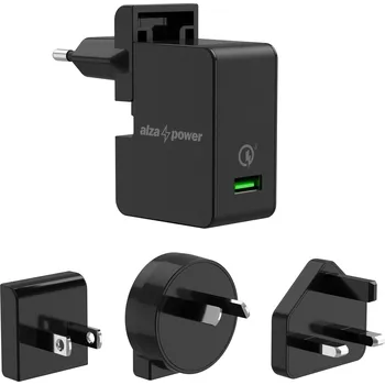 AlzaPower T200 Travel Charger černá