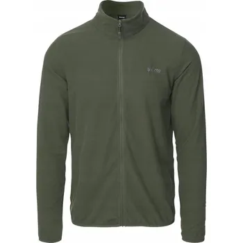 Pánská mikina Hi-Tec Fleecová Mikina zelená vel. S