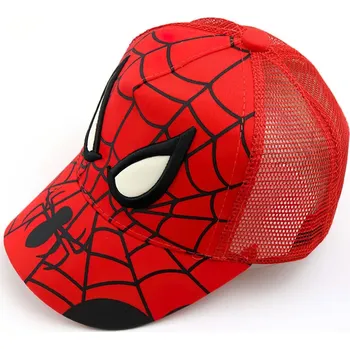 Pokrývka hlavy Spiderman LOOK s výšivkou - dětská kšiltovka vel. M