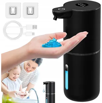 Dávkovač mýdla Bezkontaktní dávkovač mýdla stojící Bedee 380 ml černý