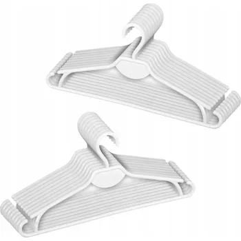 Věšák Šatní ramínko plastový Fabryka Wieszaków Polwo bílý