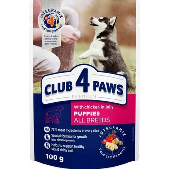 Krmivo pro psa Club 4 Paws Premium krmivo mokré kuře 0,1 kg