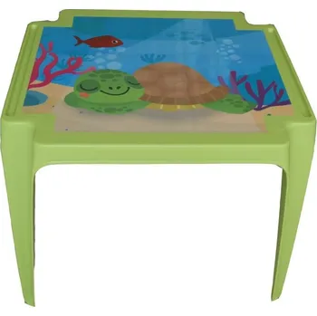 Dětský zahradní nábytek IPAE stoleček plastový dětský OCEAN - zelený