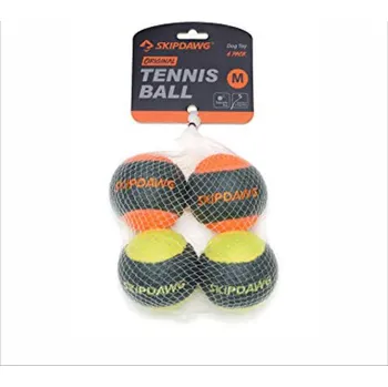 Hračka pro psa Skipdawg Tenisový míček 4 ks