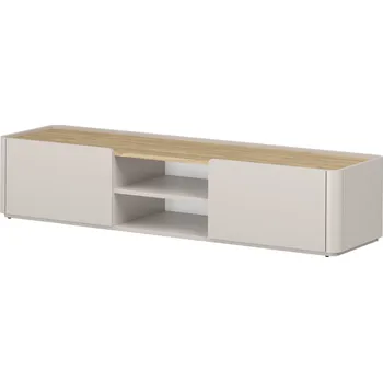 Televizní stolek TV stolek 170 Elivo - Meble Bogart kašmír / olejovaný dub 170x35.5 cm