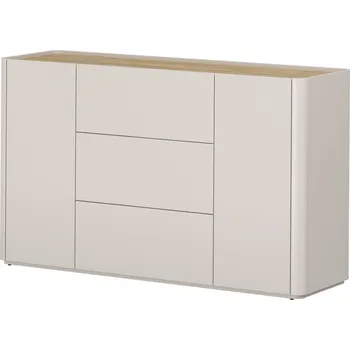 Komoda Komoda se zásuvkami Elivo - Meble Bogart kašmír / olejovaný dub 150x89.5 cm