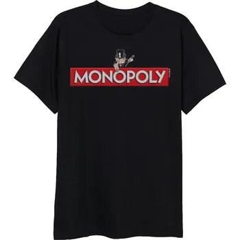Pánské tričko Monopoly - tričko, černé L