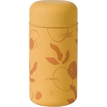Saro Baby Nerezová termoska na jídlo 500 ml Mustard