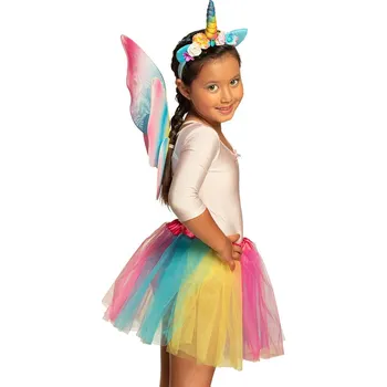 Karnevalový doplněk Boland Sada duhový jednorožec