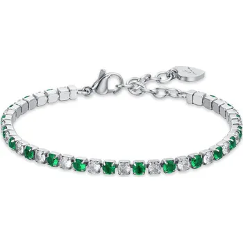 Náramek LUCA BARRA Tenisový náramek se stromem a bílými krystaly