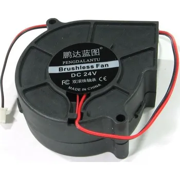 Pohybové čidlo Ventilátor radiální 7530 75x75x30mm 24V kuličková ložiska