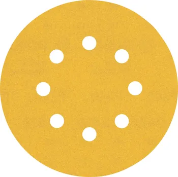 Brusný papír BOSCH EXPERT Brusné papíry C470 s 8 otvory pro vibrační brusky 125 mm, G 240, 5 ks 2.608.900.809