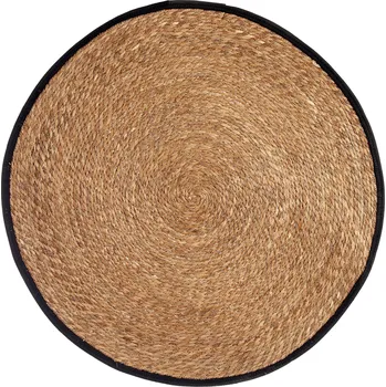 Koberec Giftdecor Pletený koberec NARO s černým lemem, průměr 100 cm