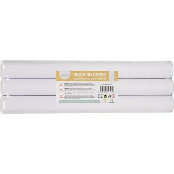 Papír eliNeli Kreslící papír v roli 5 m x 38 cm - balení 3 ks