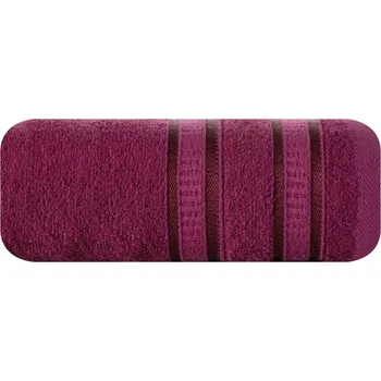 Ručník Eurofirany Bamboo Mila ručník 50 × 90 cm, amarant