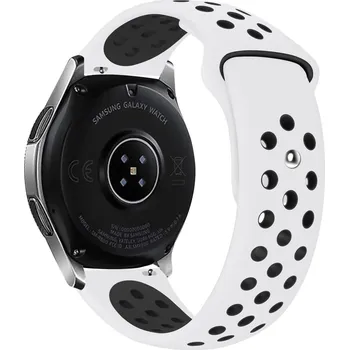 Příslušenství k chytrým hodinkám Eternico Sporty Universal Quick Release 20mm Solid Black and White