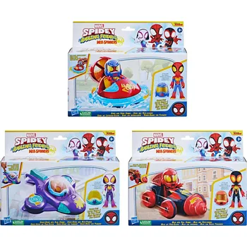 Hasbro - spiderman HASBRO - Spider-Man Spidey a jeho úžasní přátelé Tématické vozidlo assort, 3 balení, 3 druhy