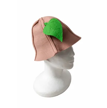 Čepice do sauny pro děti Hnědá