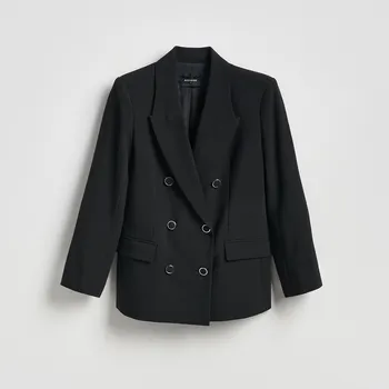 Dámské sako Reserved - Sako dvouřadé - černý - 147IS-99X - 147IS-99X-XS