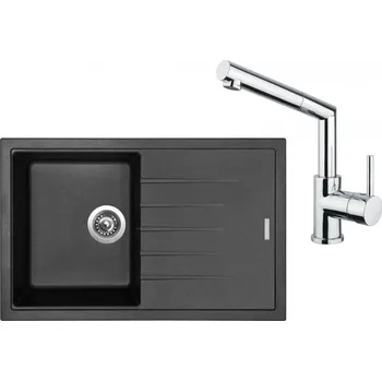 Set domácích spotřebičů SINKS BEST 780 Granblack + MIX 350 P lesklá