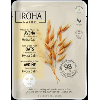 Pleťová maska IROHA NATURE Hydra Calm Avoine 1 ks