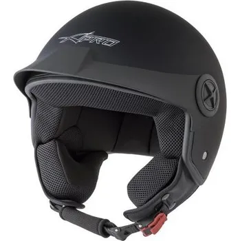 Helma na motorku A-PRO PICONET BK MT černá otevřená jet přilba ,2XL
