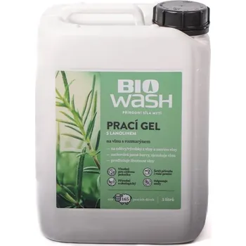 Biowash Prací gel na vlnu s rozmarýnem 5 l