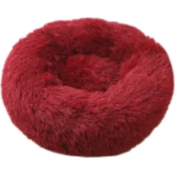 Pelíšek pro psa animALL Pelíšek plyš kulatý 50 cm, bordó