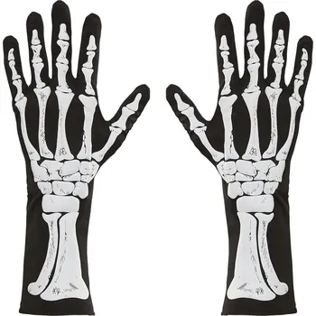 Widmann Rukavičky kostlivec s potiskem kostí