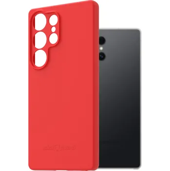 Pouzdro na mobilní telefon AlzaGuard Matte TPU Case pro Samsung Galaxy S25 Ultra červený