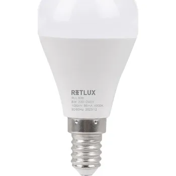 Osvětlení RETLUX RLL 636 G45 E14 miniG 8W CW D