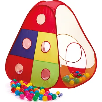 Dětský stan VOG Hrací stan s terči a míčky 100 ks