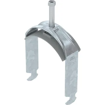 kabelová chránička OBO BETTERMANN Třmenová příchytka, 1-nás, 76-82mm, Ocel, St, žárově zinkováno ponorem, DIN EN ISO 1461 typ BS-H1-K-82 FT 1186282