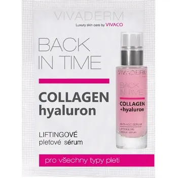 Vivaco Vivaderm Liftingové sérum COLLAGEN + hyaluron BACK IN TIME - vzorek 4 ml