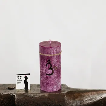 Solná lampa Korunní čakra - Bez svícnu