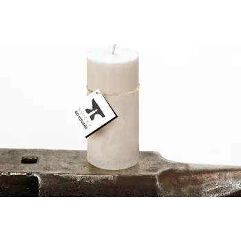 Solná lampa Bílá Válec malý - Bez svícnu