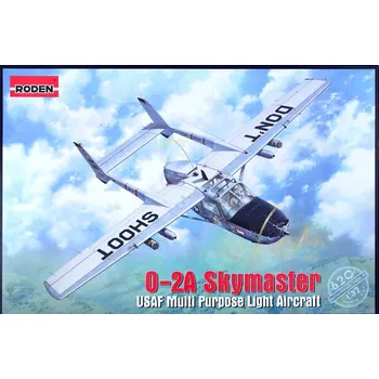 Plastikový model Cessna O-2A Skymaster (3x camo) - Roden 620