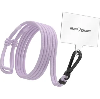 AlzaGuard Universal Phone Lanyard - růžová