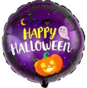 Balónek Balónek foliový - Happy Halloween - kulatý - 45 cm