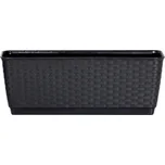 PROSPERPLAST Truhlík s miskou RATOLLA P 40 cm, antracit