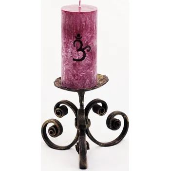 Solná lampa Korunní čakra - Svícen Fontána