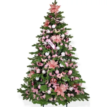 LAALU Vánoční stromek zdobený - PRINCEZNA ANNA, 135 ks ozdob, 240 cm