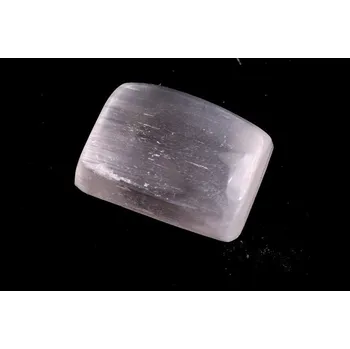 Přírodní kámen Kabošon White Selenite č.8457 (20x15x7mm)