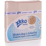 XKKO Organic dětské pleny z biobavlny 70 × 70 - Bird Eye Natural 5 ks