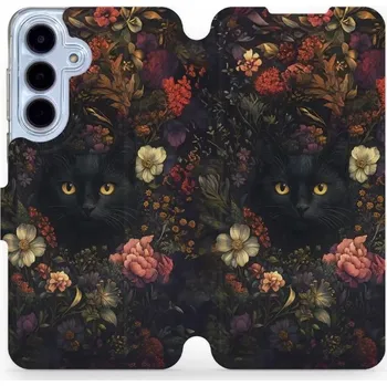 Mobiwear Flip pouzdro pro Samsung Galaxy S25 FE temné kočky