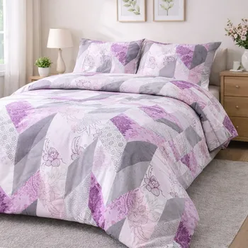 Povlečení BAVLNĚNÉ LOŽNÍ POVLEČENÍ COTTONLOVE 160X200 CM, 2KS 70X80 CM VZOROVANÉ