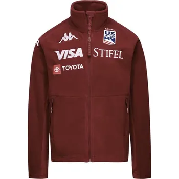 Sport Kappa fleecová mikina 6CENTO 687C US 2025/2026 Červená M Pánské