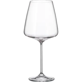 Sklenice BOHEMIA ROYAL CRYSTAL Sada sklenic na červené víno Sora 650 ml 6 ks