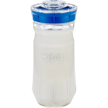 Kefirko Kefírový kombucha fermerter a pěstební nádoba na klíčky, objem 1400 ml, modrý