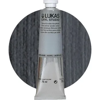 Vodová barva Lukas Cryl Studio Akrylová barva Iron Oxid Black 75 ml 1 ks